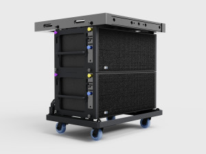 Concert Sound Systems Line Array Meyer Sound Leo 3D Модель