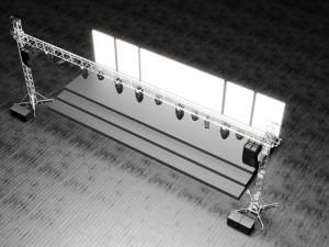 Detail Concert Stage Model Modelo 3D