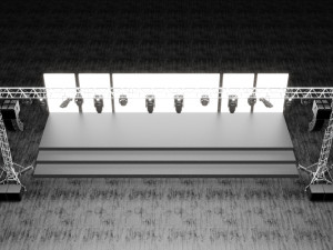 Detail Concert Stage Model Modelo 3D