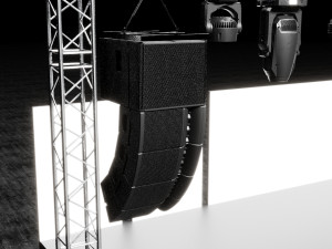 Detail Concert Stage Model Modelo 3D