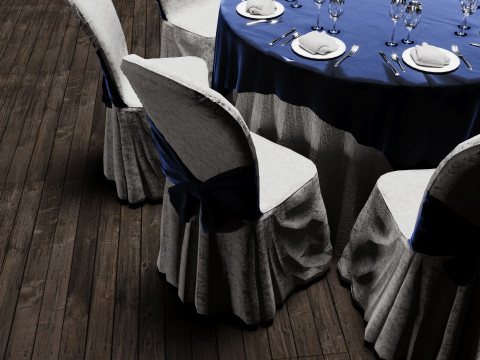 Wedding Table 3D मॉडल