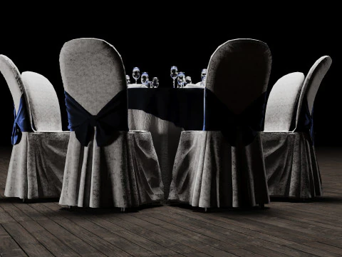 Mesa de casamento Modelo 3D
