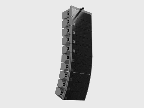 Alto-falantes de concerto Line Array DB S&eacute;rie J e Y Modelo 3D