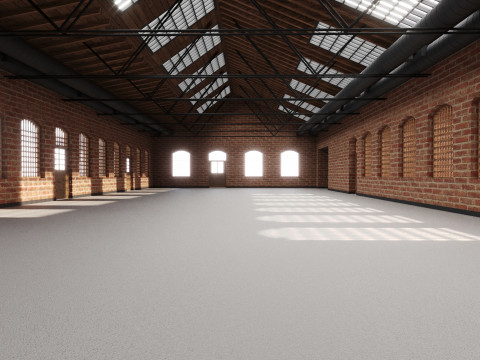Event and Exhibition Hall Model 3D