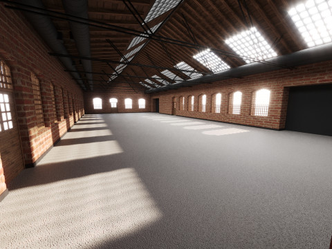 Event and Exhibition Hall 3D Model