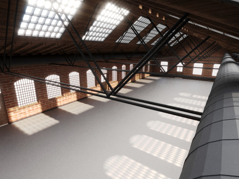 Event and Exhibition Hall 3D Model