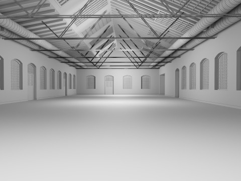 Event and Exhibition Hall 3D Model