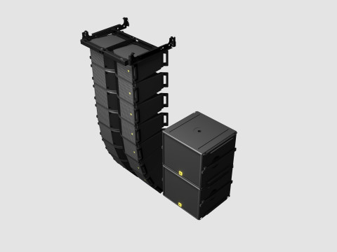 Concert Sound Systems Line Array KARA II 3D 模型