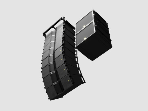 Concert Sound Systems Line Array KARA II 3D 模型