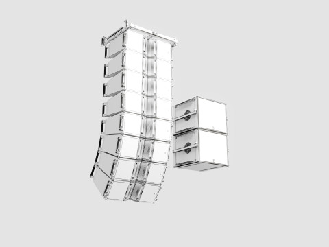 Concert Sound Systems Line Array KARA II 3D 模型