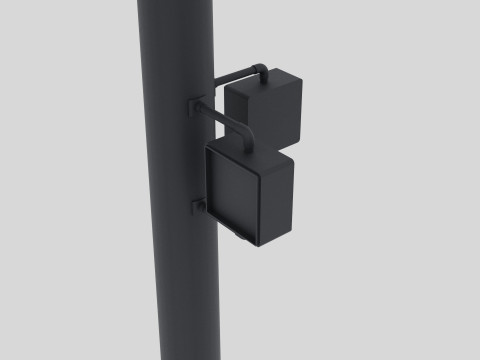 Traffic Lights Set Model 3D