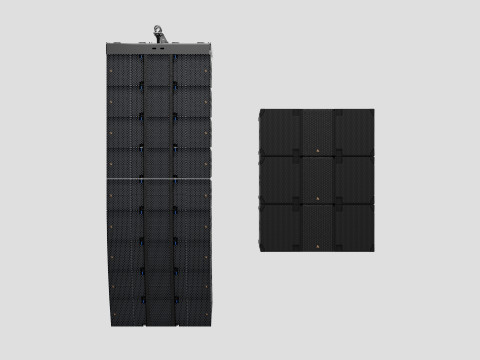 Concert Speakers Adamson E15 and E219 3D Model