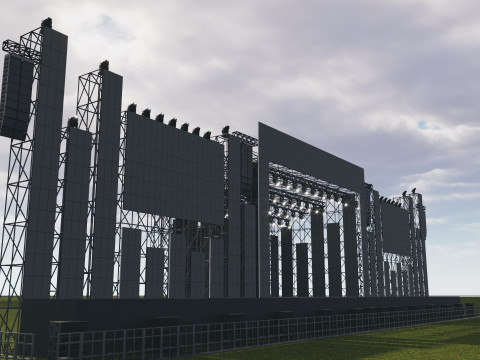 Big Stage Festival and Concert Modelo 3D