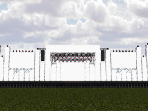 Big Stage Festival and Concert Modelo 3D
