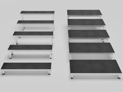 Stage Platform 3D Model