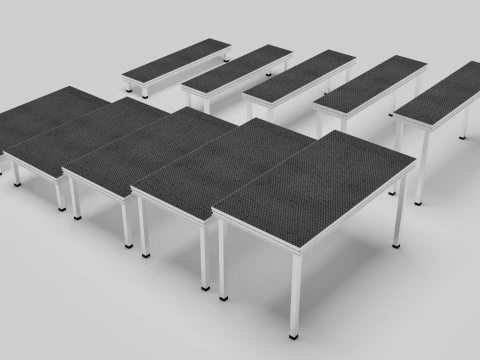 Piattaforma scenica Modello 3D