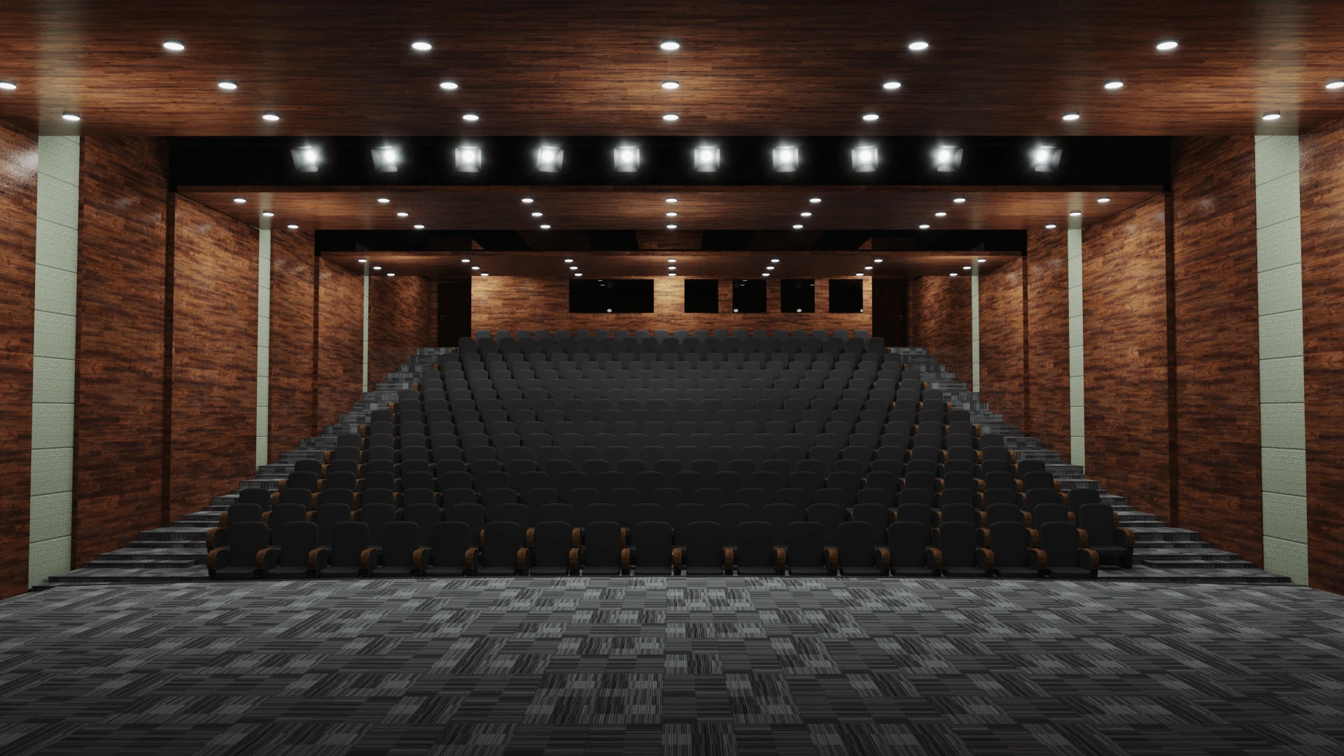 Congress Concert and Event Hall 3D Model .c4d .max .obj .3ds .fbx .stl .blend 