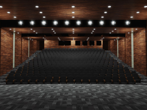 Congress Concert and Event Hall 3D Model