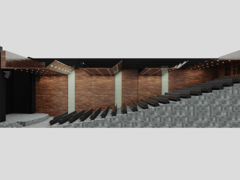 Congress Concert and Event Hall 3D Model