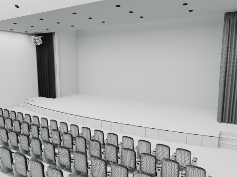 Congress Concert and Event Hall 3Dモデル