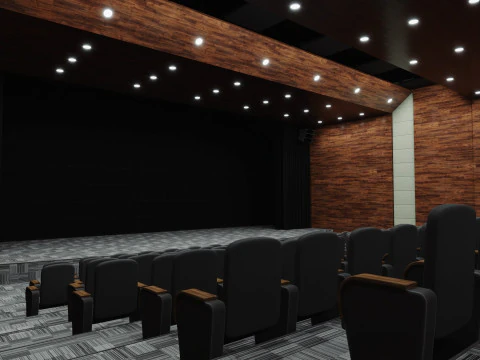Congress Concert and Event Hall 3D Model