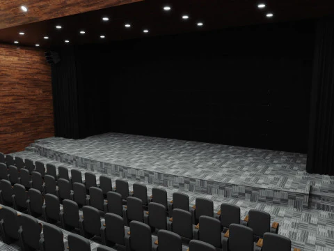 Congress Concert and Event Hall 3D Model