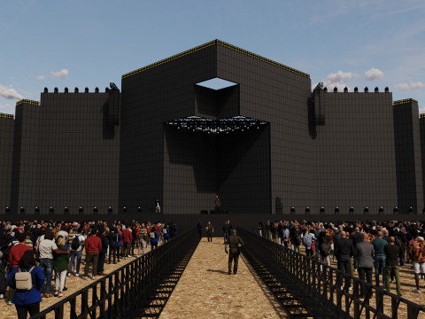 Big Festival Stage Design 3Dモデル