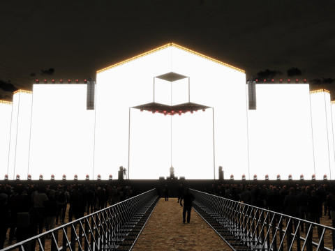 Big Festival Stage Design 3Dモデル