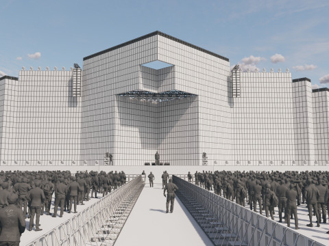 Big Festival Stage Design 3Dモデル