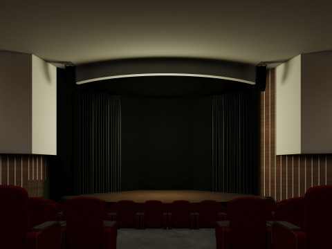 Convention Hall Design 3 3D मॉडल