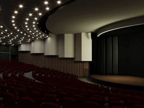 Convention Hall Design 3 3D Model