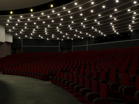 Convention Hall Design 3 3D Model