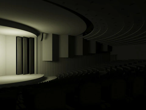 Convention Hall Design 3 3D Model