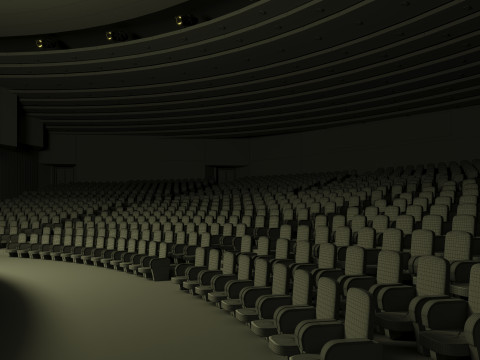 Convention Hall Design 3 3D मॉडल