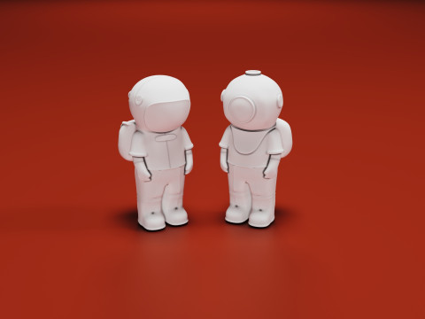 Astronaut 3D Baskı Modeli