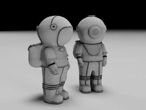 Astronaut 3D Baskı Modeli