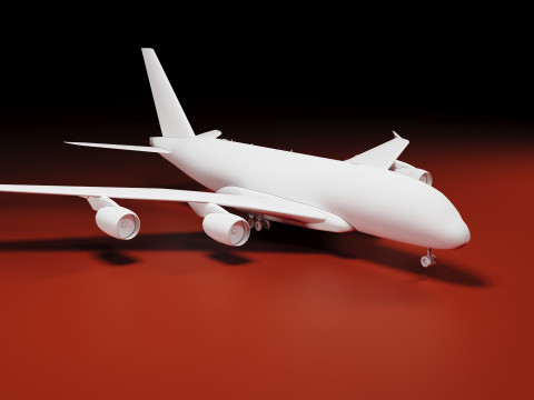 Airbus A380 Plane 3D Print Model
