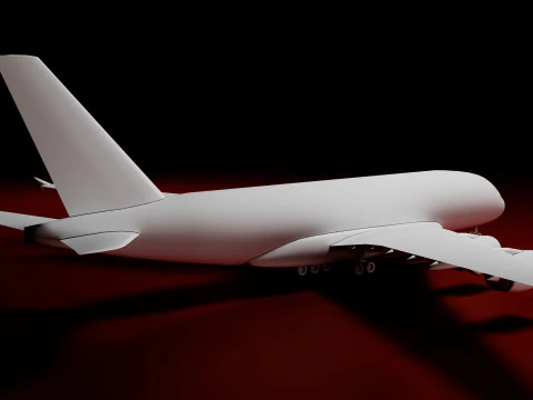 Airbus A380 Plane 3D Print Model