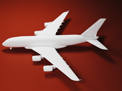 Airbus A380 Plane 3Dプリントモデル