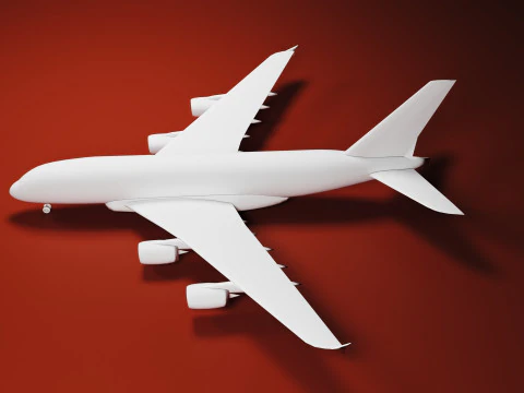 Airbus A380 Plane 3D Print Model