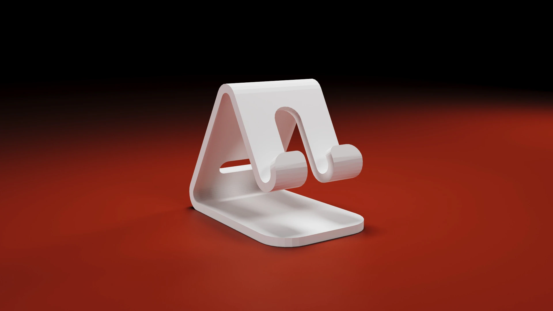 Phone Stand 3D Print Model .c4d .max .obj .3ds .fbx .stl .blend 