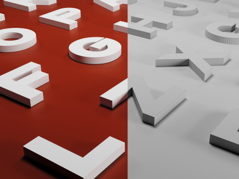 3D Letters 3D 프린트 모델