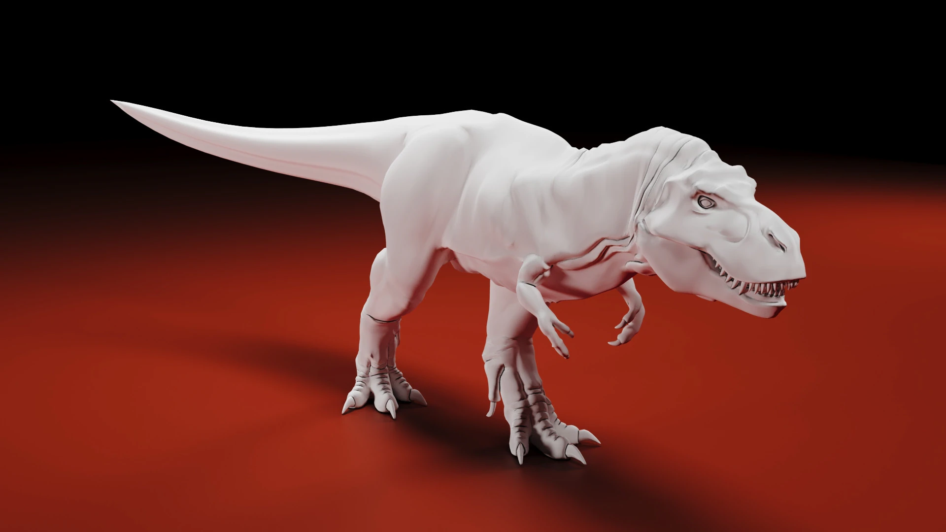 Реалистичный динозавр 3D Принт Модель .c4d .max .obj .3ds .fbx .stl .blend 