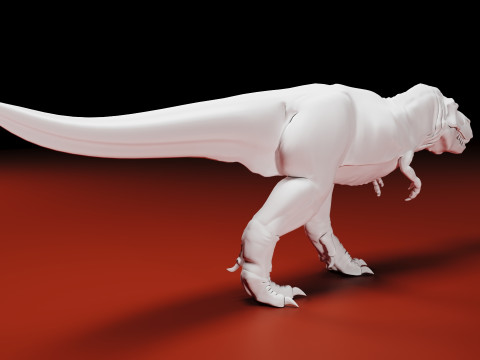Realistic Dinosaur Model do druku 3D