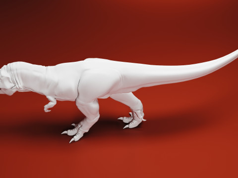 Realistic Dinosaur Model do druku 3D