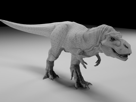 Realistic Dinosaur Model do druku 3D