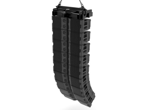 Concert Speaker Line Array Scaffolding Tower 3D Model