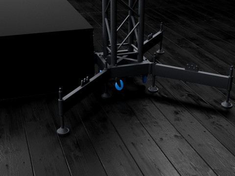 Concert Stage Detailed Model 3D Модель