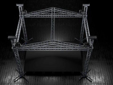 Concert Stage Detailed Model 3D Model