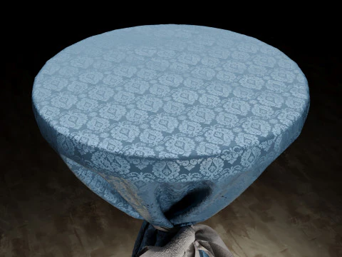 Wedding Event Bistro Table 3D Model
